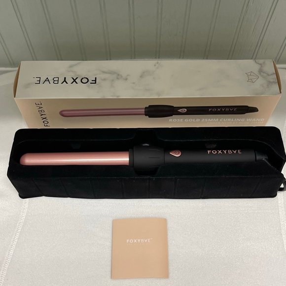 FoxyBae Accessories - FoxyBae Rose Gold 25MM Curling Wand  Never Used